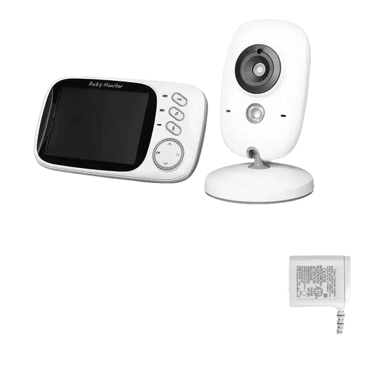 Video Baby Monitor with Two-Way Audio and Temperature Display US Plug Baby Monitors by Eye4U Official Store