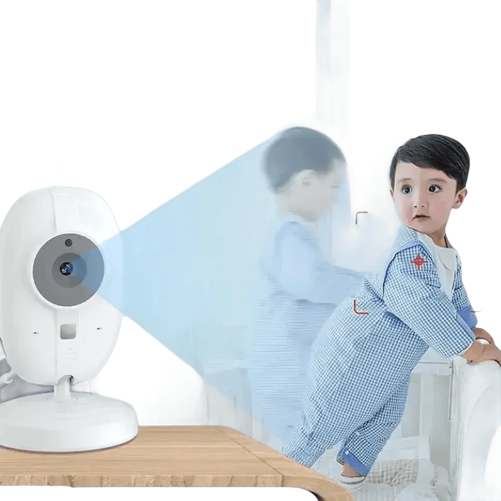 Video Baby Monitor with Two-Way Audio and Temperature Display US Plug Baby Monitors by Eye4U Official Store