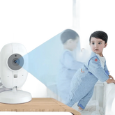 Video Baby Monitor with Two-Way Audio and Temperature Display US Plug Baby Monitors by Eye4U Official Store