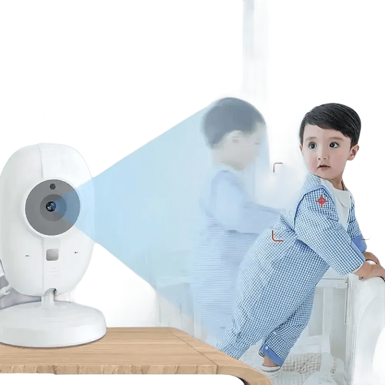 Video Baby Monitor with Two-Way Audio and Temperature Display US Plug Baby Monitors by Eye4U Official Store