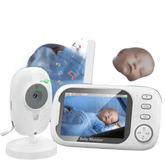 Video Baby Monitor with Two-Way Audio and Temperature Display US Plug Baby Monitors by Eye4U Official Store