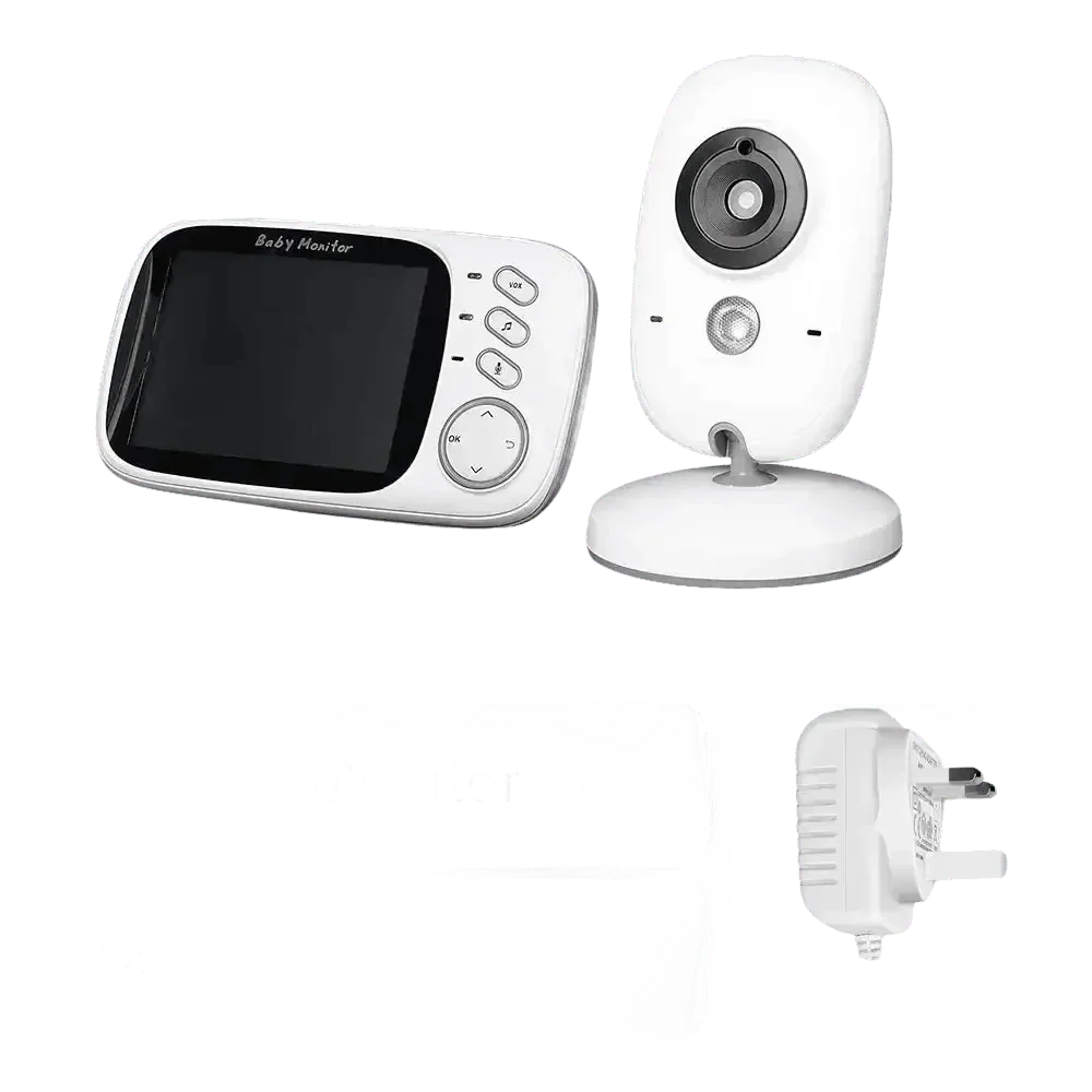 Video Baby Monitor with Two-Way Audio and Temperature Display US Plug Baby Monitors by Eye4U Official Store