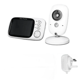 Video Baby Monitor with Two-Way Audio and Temperature Display US Plug Baby Monitors by Eye4U Official Store