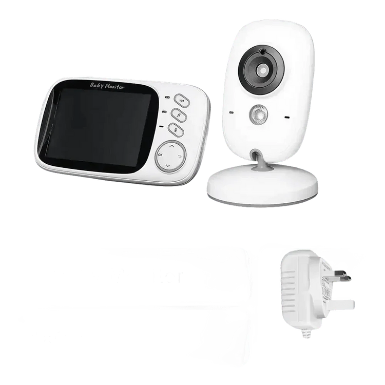Video Baby Monitor with Two-Way Audio and Temperature Display US Plug Baby Monitors by Eye4U Official Store