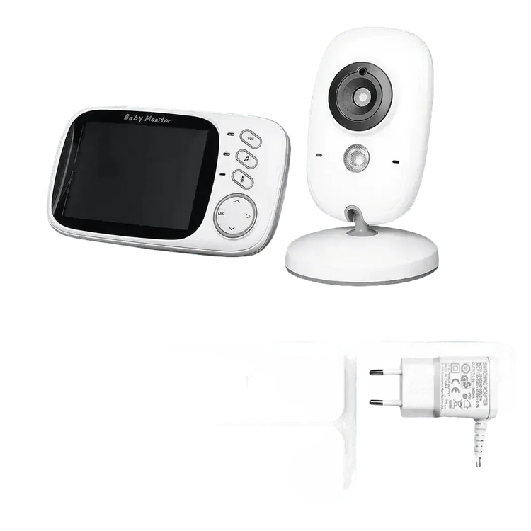 Video Baby Monitor with Two-Way Audio and Temperature Display US Plug Baby Monitors by Eye4U Official Store