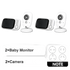 Video Baby Monitor with Two-Way Audio and Temperature Display US Plug Baby Monitors by Eye4U Official Store