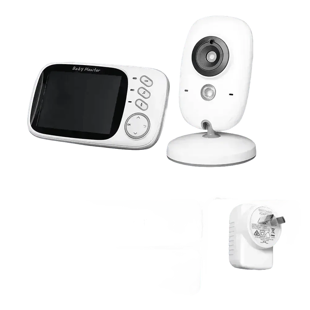 Video Baby Monitor with Two-Way Audio and Temperature Display US Plug Baby Monitors by Eye4U Official Store