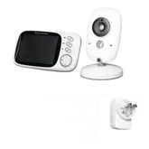 Video Baby Monitor with Two-Way Audio and Temperature Display US Plug Baby Monitors by Eye4U Official Store