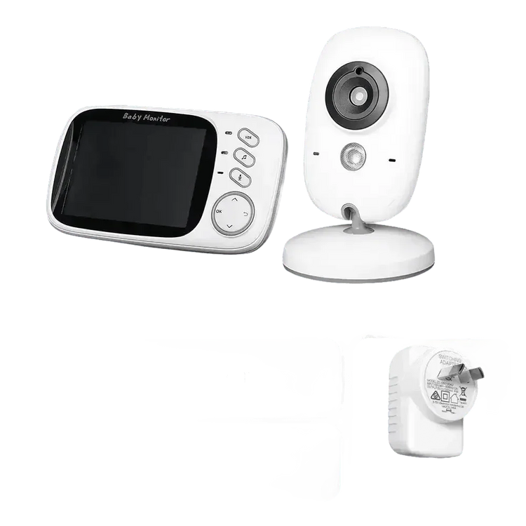 Video Baby Monitor with Two-Way Audio and Temperature Display US Plug Baby Monitors by Eye4U Official Store