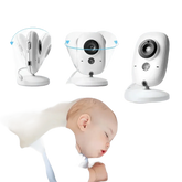 Video Baby Monitor with Two-Way Audio and Temperature Display US Plug Baby Monitors by Eye4U Official Store