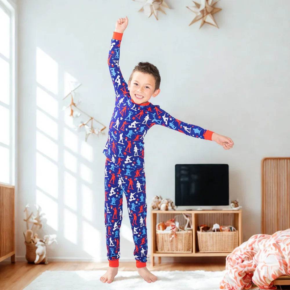 Two Piece Pajama Set USArmy Guy by Khlobe