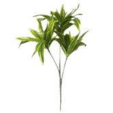 Variegated Dracaena Artificial Palm Tree in Textured Pot fake trees by Kmitang Official Store