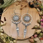 Vintage Egyptian Inspired Designs Sacred Wings Scarab Large Hoops Earrings Gypsy Tribal Women Gold Color Earrings Party Gift Jewelry & Accessories by DSERS