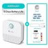 White Air Purifier with Blue Light Downypaws Litter Box Cat Air Deodoriser by DownyPaws Official Store