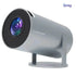 White Cylinder Portable Cinema Smart Projector portable projector by Transpeed Official Store