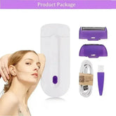 White Electric Ladies Body Epilator Induction Shaver Hair Remover Tool by DSERS