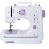 White and Lavender Electric Sewing Machine Metal Thread Cutting sewing machines by Boutique Preferred Store