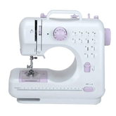 White and Lavender Electric Sewing Machine Metal Thread Cutting sewing machines by Boutique Preferred Store