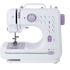 White and Lavender Electric Sewing Machine Metal Thread Cutting sewing machines by Boutique Preferred Store