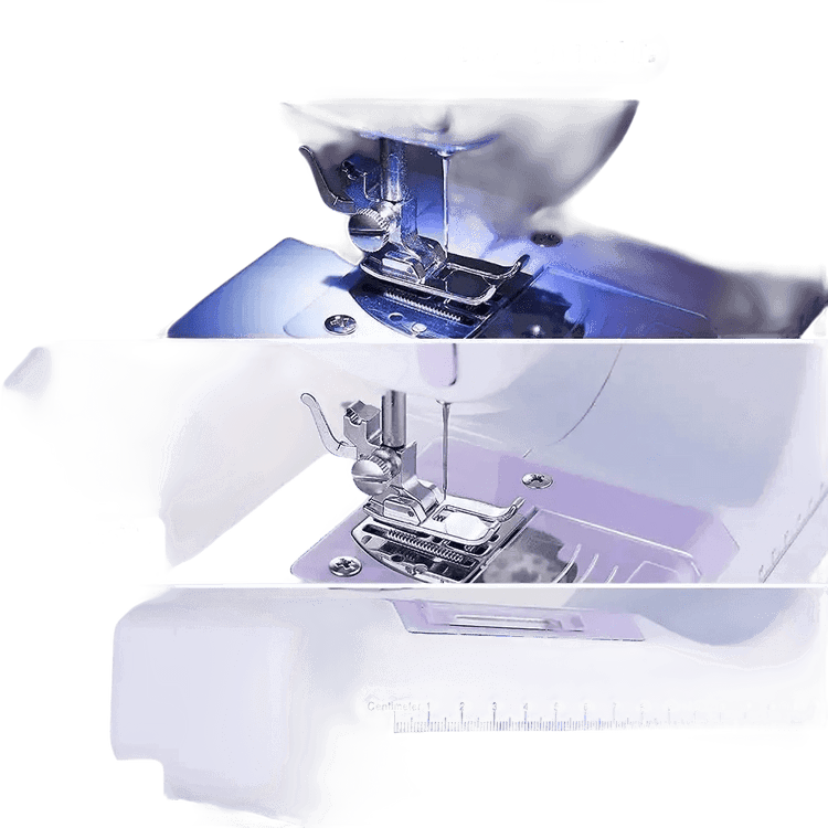 White Lavender Mini Electric Sewing Machine Portable sewing machines by Rxmeili