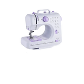 White Lavender Mini Electric Sewing Machine Portable sewing machines by Rxmeili