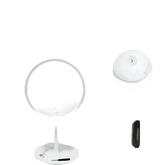White LED Daylight Makeup Mirror USB Battery face mirror by Rockbrook Daily Store