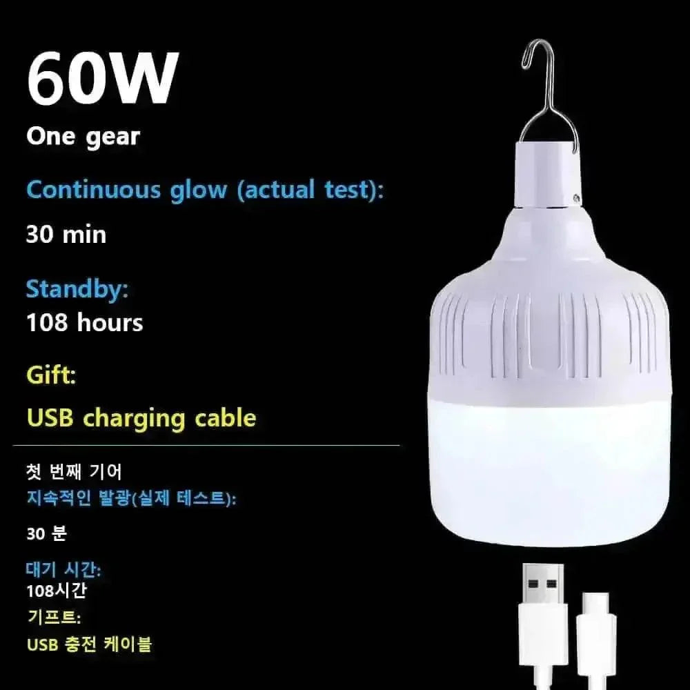 White LED Portable Camping Lights Emergency Bulb Home & Garden > Lamps, Lighting & Ceiling Fans > Light Bulbs by Light the World Store