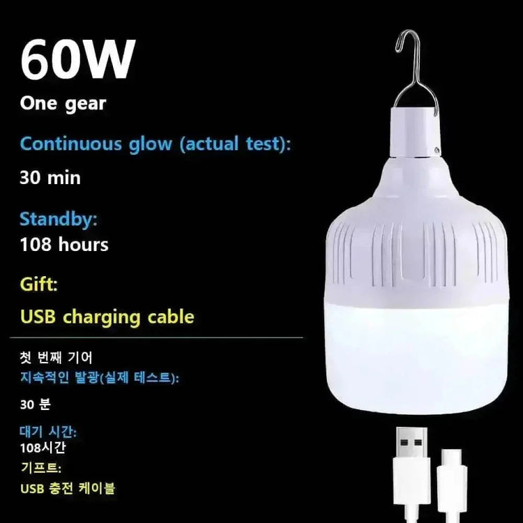 White LED Portable Camping Lights Emergency Bulb Home & Garden > Lamps, Lighting & Ceiling Fans > Light Bulbs by Light the World Store