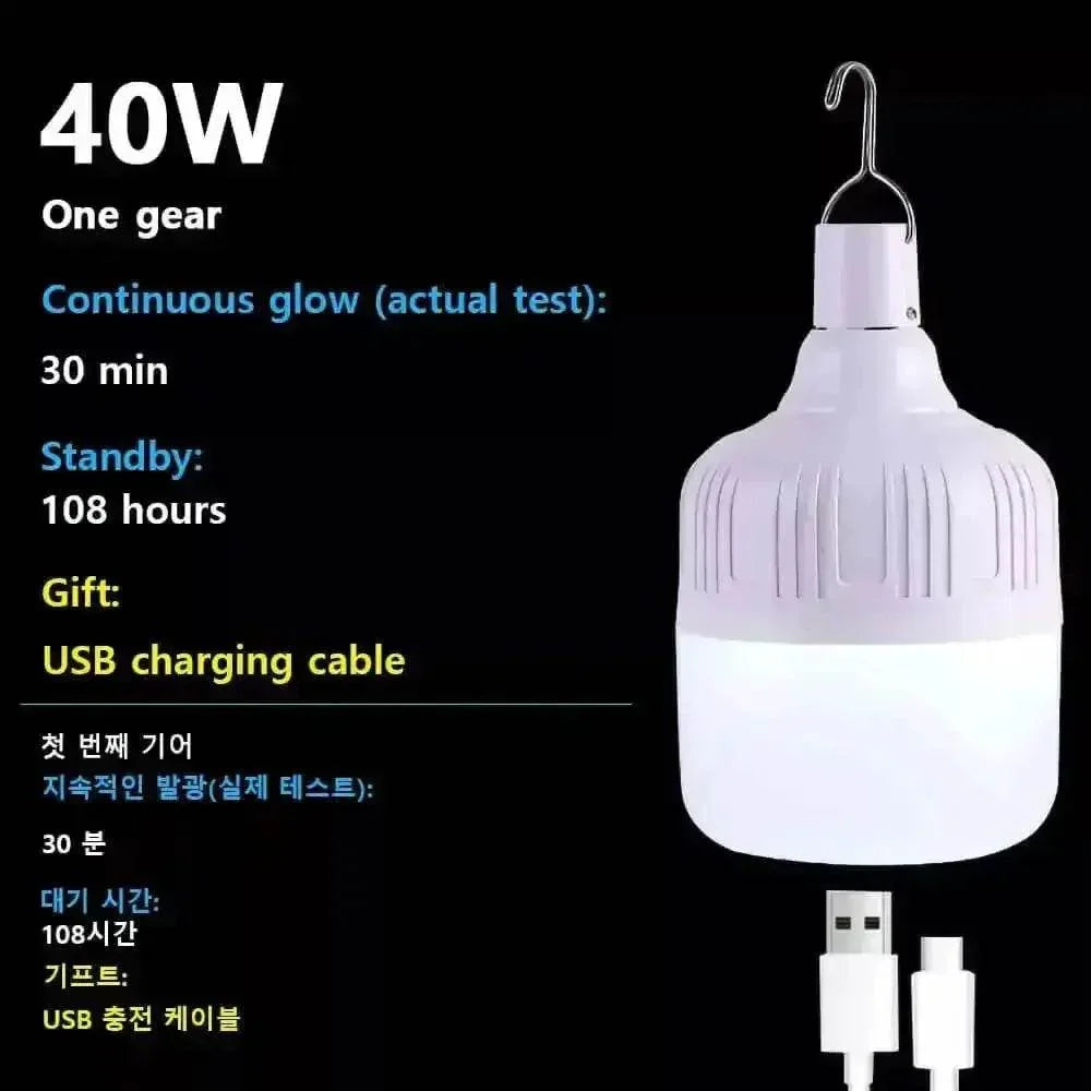 White LED Portable Camping Lights Emergency Bulb Home & Garden > Lamps, Lighting & Ceiling Fans > Light Bulbs by Light the World Store