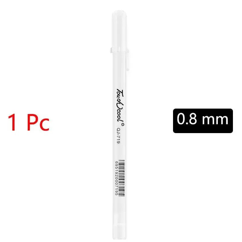 White Oily Marker Pen Set Markers & Highlighters by Dropshee