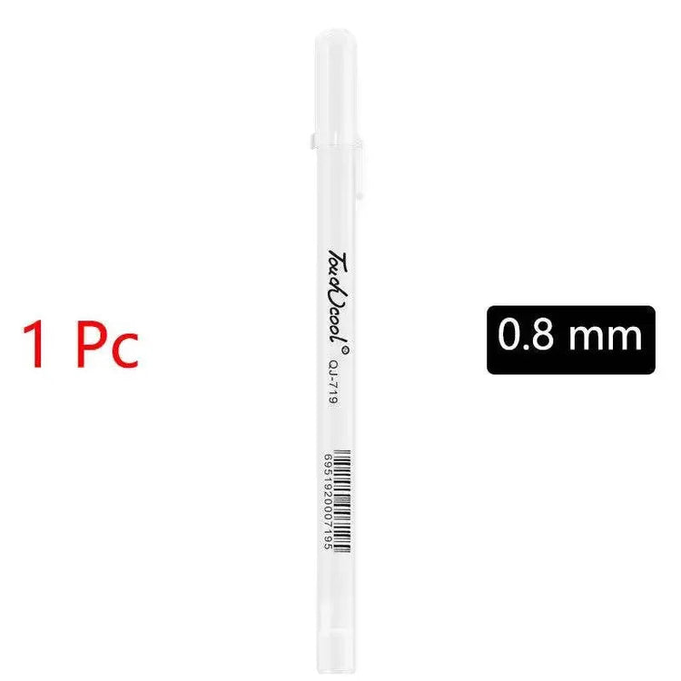 White Oily Marker Pen Set Markers & Highlighters by Dropshee