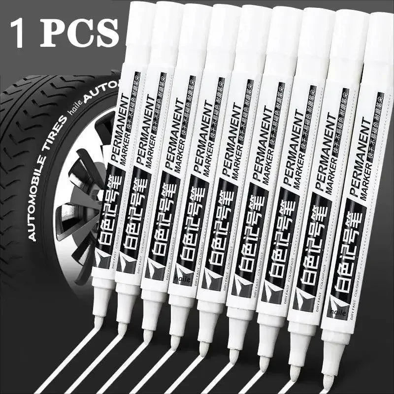 White Oily Marker Pen Set Markers & Highlighters by Dropshee