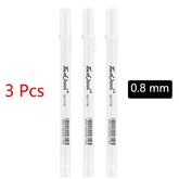 White Oily Marker Pen Set Markers & Highlighters by Dropshee