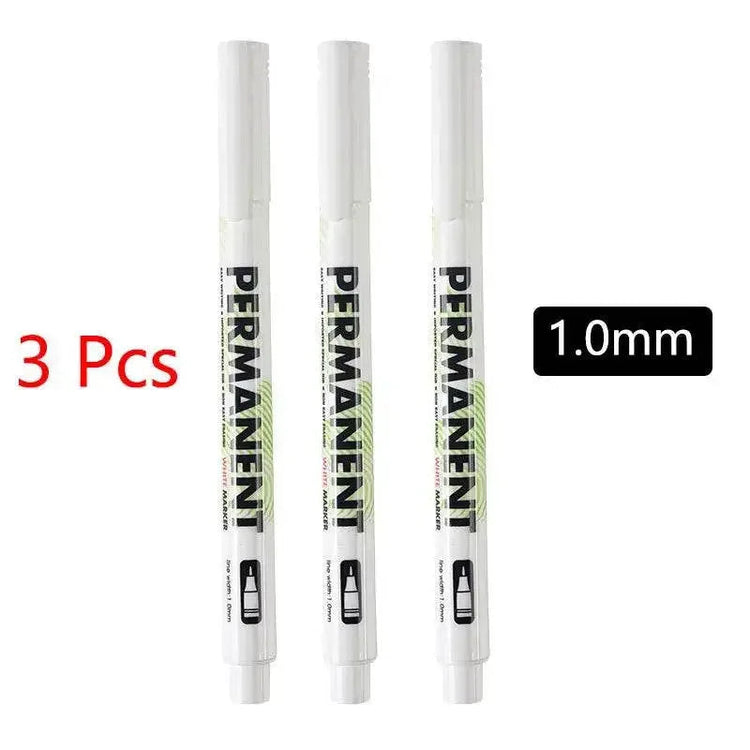 White Oily Marker Pen Set Markers & Highlighters by Dropshee