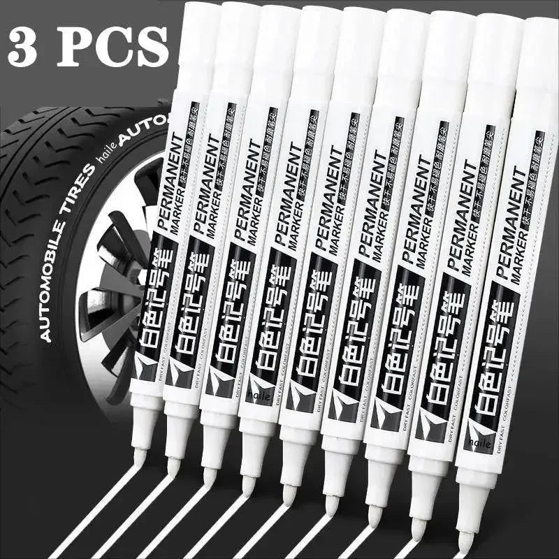 White Oily Marker Pen Set Markers & Highlighters by Dropshee