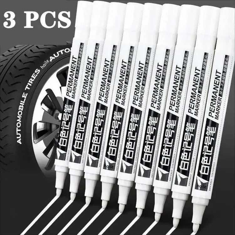 White Oily Marker Pen Set Markers & Highlighters by Dropshee