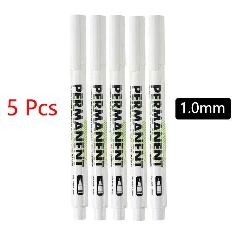 White Oily Marker Pen Set Markers & Highlighters by Dropshee