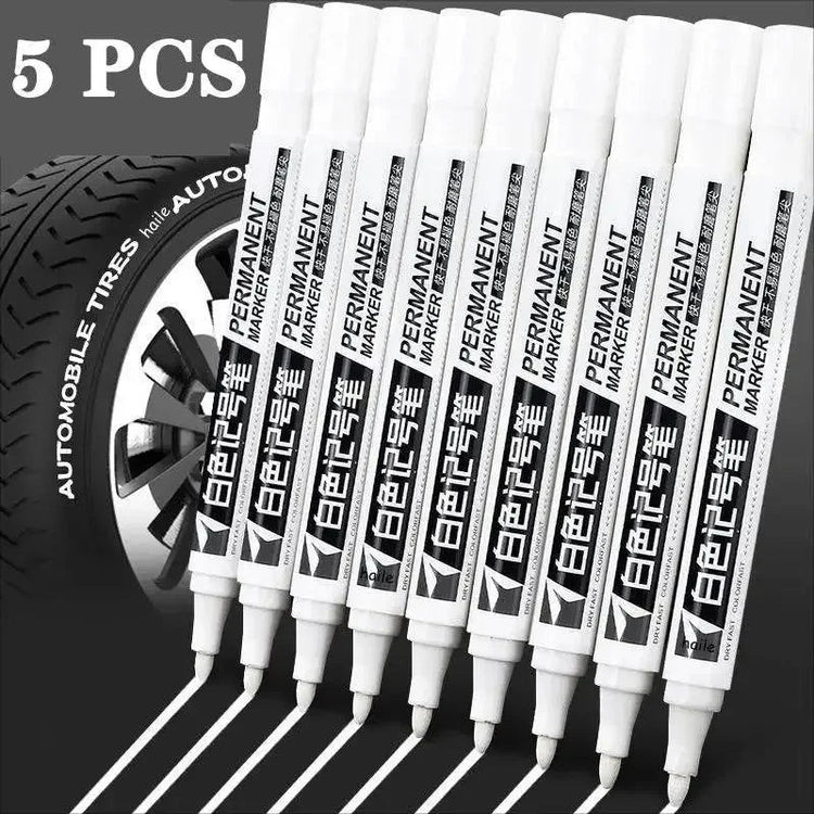 White Oily Marker Pen Set Markers & Highlighters by Dropshee