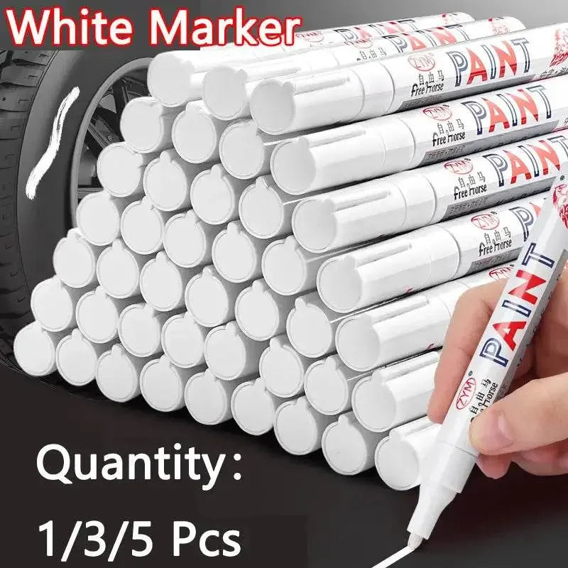 White Oily Marker Pen Set Markers & Highlighters by Dropshee