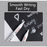 White Oily Marker Pen Set Markers & Highlighters by Dropshee