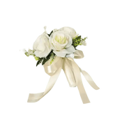 White Rose Wedding Bouquet Artificial Silk Rose Flower Bouquet by Shop1102732563 Store