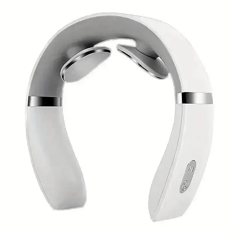 White Silver Portable Cervical Massager Neck Massager by YOSYO Official Store