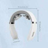White Silver Portable Cervical Massager Neck Massager by YOSYO Official Store