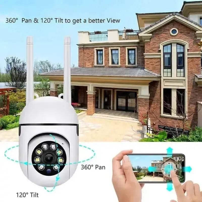White WiFi IP Camera Smart Home Surveillance Survillance cameras by CHANMAKERS Store Store