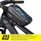 WILD MAN Mountain Bike Bag Front Handlerbar Bag Rainproof 6.8inch Mobile Phone Case Bicycle Top Tube Bag Cycling Accessories Mountain Bike Bag by DSERS