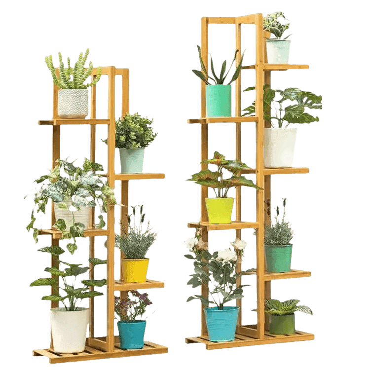 Tier Plant Stand Rack Colorful Flower Pot Holder Plant Stand by unhohome Store